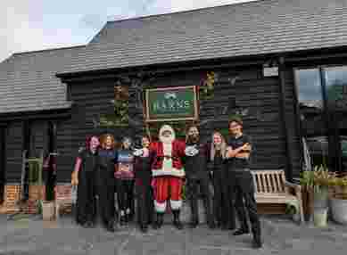 Father Christmas At Farmhouse2